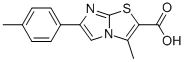 3-METHYL-6-(4-METHYLPHENYL)IMIDAZO[2,1-B]THIAZOLE-2-CARBOXYLIC ACID Struktur