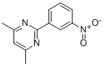 4,6-DIMETHYL-2-(3-NITROPHENYL)PYRIMIDINE Struktur