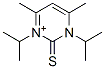 Pyrimidinium,  4,6-dimethyl-1,3-bis(1-methylethyl)-2-thioxo- Struktur