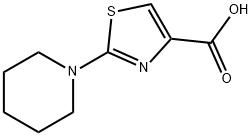 2-(Piperidin-1-yl)thiazole-4-carboxylic acid Struktur