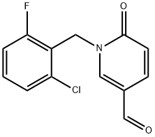 1-(2-chloro-6-fluorobenzyl)-6-oxo-1,6-dihydro-3-pyridinecarbaldehyde Struktur