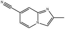 IMidazo[1,2-a]pyridine-7-carbonitrile, 2-Methyl- Struktur