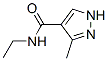 1H-Pyrazole-4-carboxamide,  N-ethyl-3-methyl- Struktur