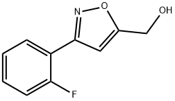 [3-(2-FLUORO-PHENYL)-ISOXAZOL-5-YL]-METHANOL Struktur