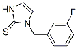 1-(3-Fluorobenzyl)-4-imidazoline-2-thione Struktur