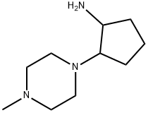 TRANS-2-(4-METHYLPIPERAZIN-1-YL)CYCLOPENTANAMINE Struktur