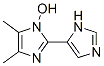 2,5-Bi-1H-imidazole,  1-hydroxy-4,5-dimethyl- Struktur