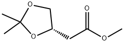 METHYL (4S)-(+)-2,2-DIMETHYL-1,3-DIOXOLANE-4-ACETATE Struktur