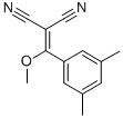 [(3,5-dimethylphenyl)(methoxy)methylidene]propanedinitrile Struktur