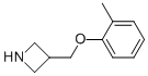 3-o-Tolyloxymethyl-azetidine Struktur