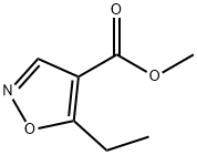 4-Isoxazolecarboxylic  acid,  5-ethyl-,  methyl  ester Struktur