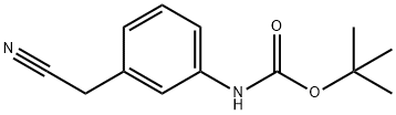 (3-CYANOMETHYL-PHENYL)-CARBAMIC ACID TERT-BUTYL ESTER Struktur