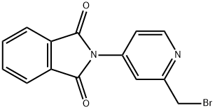 2-BROMOMETHYL-4-PHTHALIMIDO-PYRIDINE Struktur