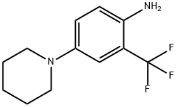 4-piperidin-1-yl-2-(trifluoromethyl)aniline Struktur