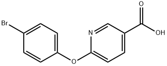 6-(4-bromophenoxy)nicotinic acid Struktur