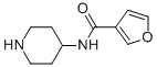 N-piperidin-4-yl-3-furamide Struktur