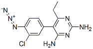 5-(4-Azido-3-chlorophenyl)-6-ethyl-2,4-pyrimidinediamine Struktur