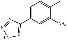 2-METHYL-5-(1H-TETRAZOL-5-YL)ANILINE Struktur