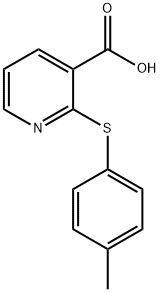 2-[(4-METHYLPHENYL)THIO]NICOTINIC ACID Struktur