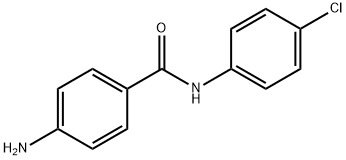 4-AMINO-N-(4-CHLOROPHENYL)BENZAMIDE Struktur