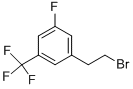 1-(2-BROMOETHYL)-3-FLUORO-5-(TRIFLUOROMETHYL)BENZENE Struktur