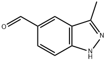 1H-Indazole-5-carboxaldehyde,  3-methyl- Struktur