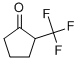 2-TRIFLUOROMETHYLCYCLOPENTANONE Struktur