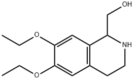 (6,7-DIETHOXY-1,2,3,4-TETRAHYDRO-ISOQUINOLIN-1-YL)-METHANOL Struktur