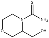 4-Morpholinecarbothioamide,  3-(hydroxymethyl)- Struktur