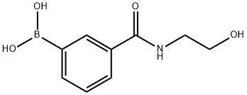 3-(2-HYDROXYETHYLCARBAMOYL)PHENYLBORONIC ACID Struktur