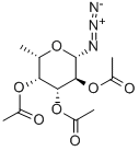 2,3,4-TRI-O-ACETYL-BETA-L-FUCOPYRANOSYL AZIDE Struktur