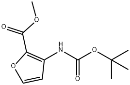 Methyl 3-(tert-butoxycarbonyl)furan-2-carboxylate Struktur