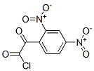 Benzeneacetyl  chloride,  2,4-dinitro--alpha--oxo- Struktur