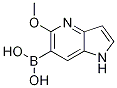 Boronic acid, B-(5-Methoxy-1H-pyrrolo[3,2-b]pyridin-6-yl)- Struktur