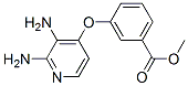 Benzoic  acid,  3-[(2,3-diamino-4-pyridinyl)oxy]-,  methyl  ester Struktur