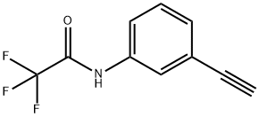 AcetaMide, N-(3-ethynylphenyl)-2,2,2-trifluoro- Struktur