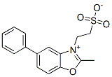 2-(2-Methyl-5-phenylbenzoxazolium-3-yl)ethanesulfonate Struktur