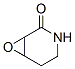 7-Oxa-3-azabicyclo[4.1.0]heptan-2-one Struktur