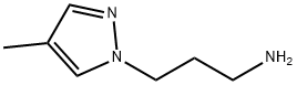 3-(4-METHYL-PYRAZOL-1-YL)-PROPYLAMINE Struktur