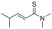 2-Pentenethioamide,  N,N,4-trimethyl- Struktur