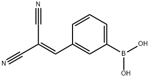 3-(2,2-Dicyanovinyl)phenylboronic acid Struktur