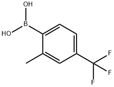 2-Methyl-4-(trifluoromethyl)phenylboronic acid Struktur