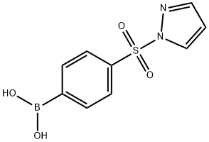 4-(1H-Pyrazol-1-ylsulfonyl)phenylboronic acid Struktur