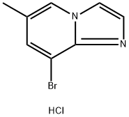 8-Bromo-6-methylimidazo[1,2-a]pyridine, HCl Struktur