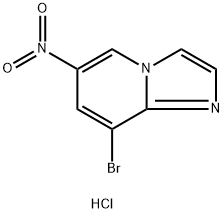 8-Bromo-6-nitroimidazo[1,2-a]pyridine, HCl Struktur