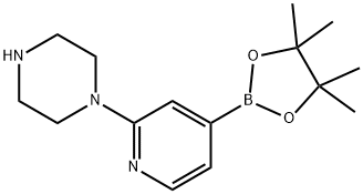 2-(Piperazin-1-yl)pyridine-4-boronic acid, pinacol ester