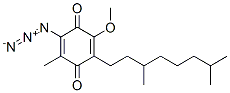 3-azido-2-methyl-5-methoxy-6-(3,7-dimethyloctyl)-1,4-benzoquinone Struktur