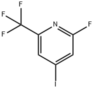 2-Fluoro-4-iodo-6-(trifluoroMethyl)pyridine Struktur