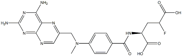 Fluoromethotrexate Struktur