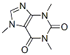 1,3,7-trimethylpurine-2,6-dione Struktur